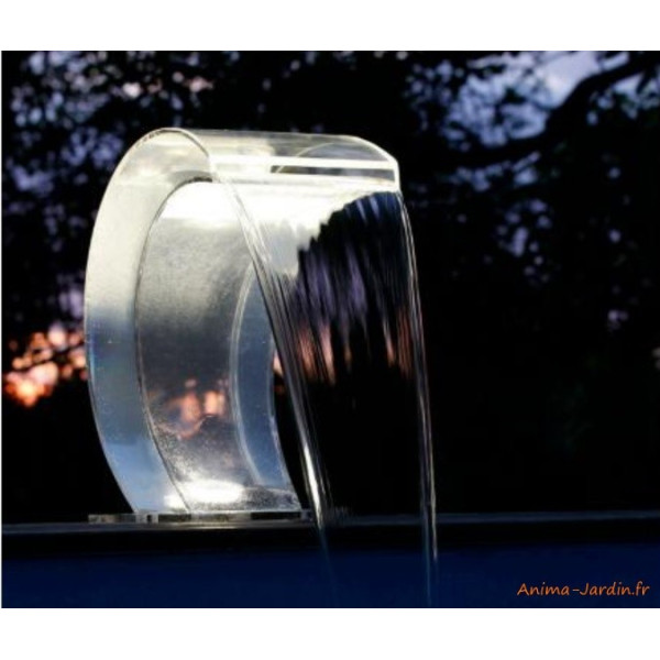 Cascade Mamba Acryl-LED, cascade transparente, piscine, étang, décoration, UBBINK, qualité, achat, vente, pas cher