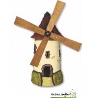 Moulin de jardin, TUILE, décoration de jardin, 72cm, achat pas cher,