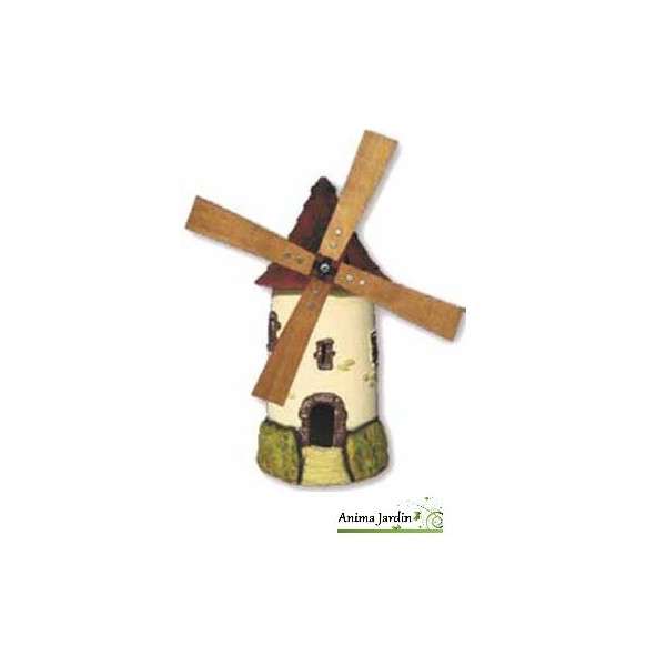 Moulin de jardin, TUILE, décoration de jardin, 72cm, achat pas cher,