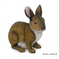 Lapin, 22 cm, animal en poly-résine, décoration du jardin, achat, vente, pas cher