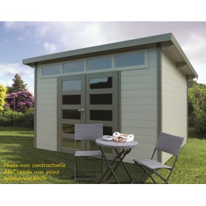Abri de jardin en bois 28mm, Venezia, 9 m², lumineux, Solid, achat, pas cher