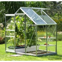 Serre Jardin Aluminium Venus 2500 en verre trempé, 2,50m2, Lams, achat