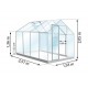 Serre Jardin Aluminium Venus 5000 en verre trempé,5,00 m², Lams, achat