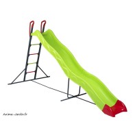 Toboggan, Ezar, 3,32 m de glisse, double vague, Trigano, jeu plein-air, achat, pas cher