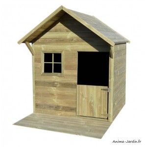 Maisonnette pour enfant, en bois autoclave, Jane, jeu, plein-air, Trigano, achat