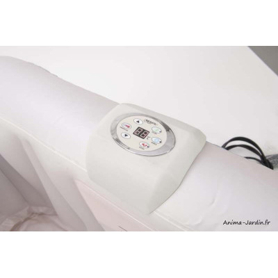 Spa gonflable, Champion, 4 places, Infinite, bleu/blanc, achat, pas cher