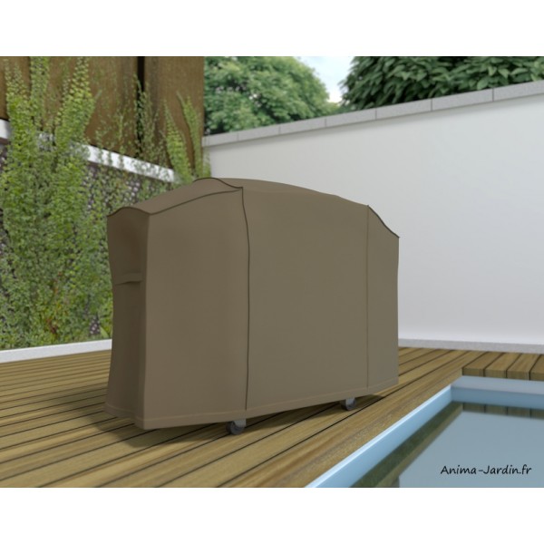 Housse de protection pour barbecue en béton, H.253 cm, imperméable, Nature  Jardin, achat pas cher