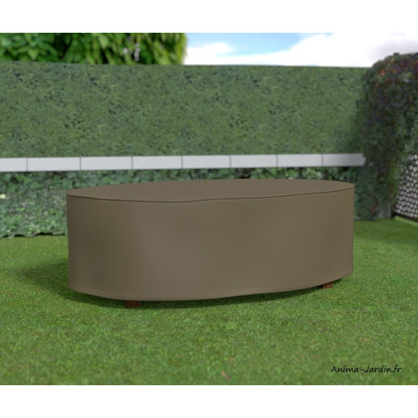 Housse pour table de jardin ovale, 230 x 130 cm, Nortene