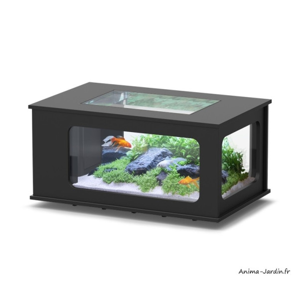 Aquarium, Aquatable, 100 x 63 cm, capacité 177L, inclus éclairage et filtre, Aquatlantis, achat, pas cher