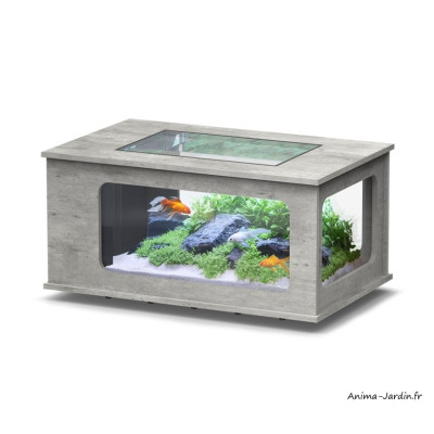 Aquarium, Aquatable, capacité 177L, inclus éclairage et filtre, Aquatlantis, achat, pas cher