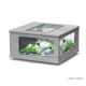 Aquarium, Aquatable, 100x100 cm, capacité 307L, inclus éclairage et filtre, Aquatlantis, achat, pas cher
