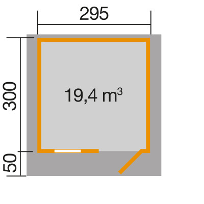 Abri de jardin en bois, 170, 8,68 m², parois 28mm, Weka, achat, pas cher