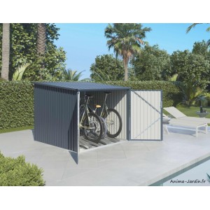 Garage à Vélo en Acier Anthracite 4 m²