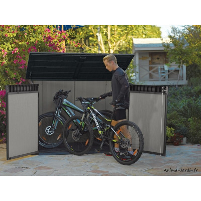 Coffre de rangement extérieur, résine, 2100, protection, rangement, Brossium, achat, pas cher