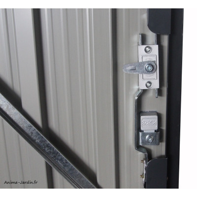 Coffre en métal, rangement vélos, 3,48 m², avec rails, achat, pas cher