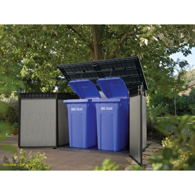 Coffre de rangement extérieur, résine, 2100, protection, rangement, Brossium, achat, pas cher