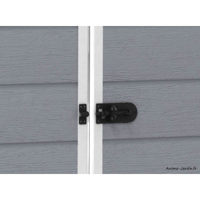 Abri en résine, Premium 65 DD, 2,3 m², gris et blanc, abri de jardin, achat, pas cher