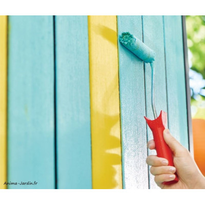 Abri en résine, Brossium 757, 4 m², gris, avec plancher, abri de jardin, achat, pas cher