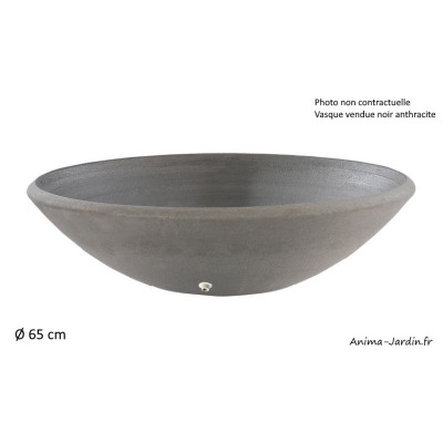 Vasque aquatique, anthracite, pierre reconstituée, achat, pas cher