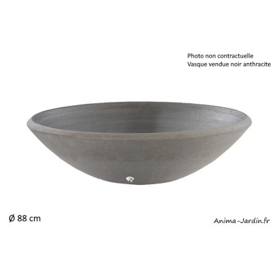 Vasque aquatique, anthracite, pierre reconstituée, achat, pas cher
