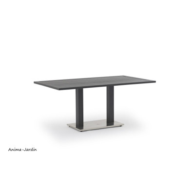 Salon de jardin, gris, Florida, 12 places, salon d'extérieur, canapé d'angle, table haute, fauteuils, achat, pas cher