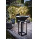 Barbecue 2 en 1, Fyro Noir, ø 100 cm, inox, barbecue, plancha, BGS, achat, pas cher