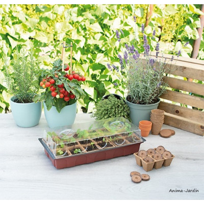Serre de culture, 18 pots, jardin, semis, graines, jardinage, culture, achat, vente, pas cher