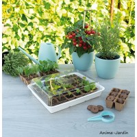 Roulettes Flora Roll réglables, plateau roulant pour plantes lourdes  Nortène, 42cm, achat/vente