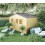 Abri de jardin en bois, Shelty+ 11 m², 28 mm, avec toit en acier galvanisé, rangement, Forest-Style, achat, pas cher