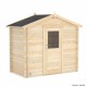 Abri de jardin en bois, Victoria 3,7m², 19 mm, avec toit en feutre bitumeux, rangement, Forest-Style, achat, pas cher