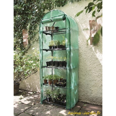 Petite serre de jardin et balcon, 5 étages, Hauteur 175 cm, protection froid, achat, pas cher