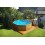 Piscine en bois, Ø397 cm x H.116 cm, bois massif, avec échelle et local technique, qualité, Weka, achat, pas cher