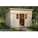 Abri de jardin en bois, 225, 8,7 m², parois 21mm, avec porte coulissante, Weka, achat, pas cher