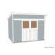 Abri de jardin en bois, 225, 8,7 m², parois 21mm, avec porte coulissante, Weka, achat, pas cher