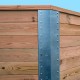 Piscine en bois, 8,50 x 3,76 m, H.116 cm, bois massif, avec escalier et groupe de filtration, qualité, Weka, achat, pas cher