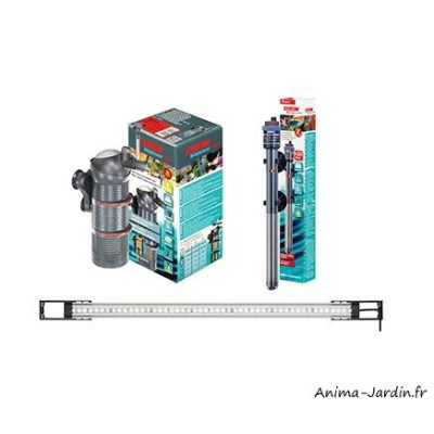 Aquarium Vivaline LED 126 avec meuble, kit complet, éclairage, filtre, chauffage, Eheim, achat, pas cher