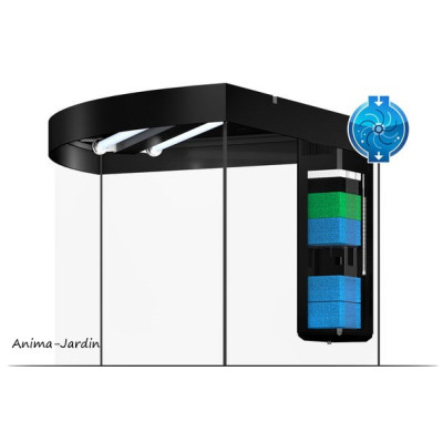 Aquarium Trigon 190 LED, aquarium d'angle, 190 Litres, kit complet, éclairage, filtre, pompe, Juwel, achat, pas cher