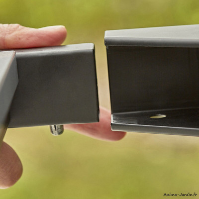 Barbecue à charbon de bois, Easy 60, barbecue en fonte, sur roues, noir, Cook'in garden, achat, pas cher