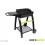 Barbecue Tonino 50, charbon de bois, sur roues, noir, avec tablette, Cook'in Garden, achat, pas cher