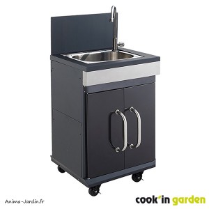 Evier, Fidgi, avec meuble de rangement deux portes, Cook'in Garden, achat, vente, pas cher