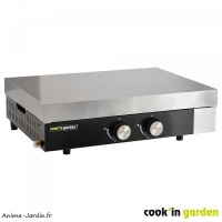 Plancha FINESTA 2 brûleurs avec capot, Cook'in Garden, achat, pas cher