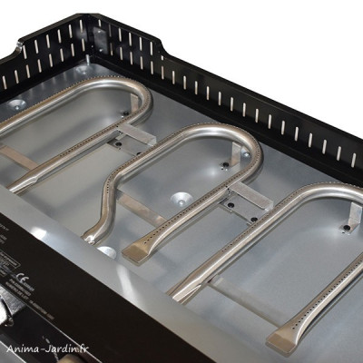 Plancha FINESTA 3 brûleurs avec capot, gaz, 75 cm,  Cook'in Garden, achat, pas cher