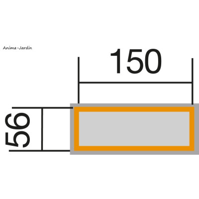 Coffre de rangement, 150 cm, coffre de balcon, jardin, remise à outil, terrasse, Weka, achat, pas cher