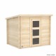 Abri de jardin en bois, Juno Modern 4,00 m², 19 mm, toit monopente, rangement, Forest-Style, achat, pas cher