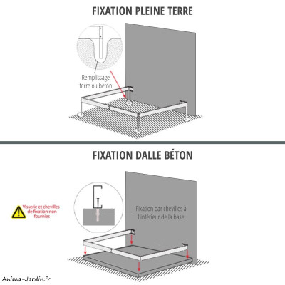 Serre de jardin Mélissa, 0,90 m², aluminium, verre trempé, Lams, achat, pas cher