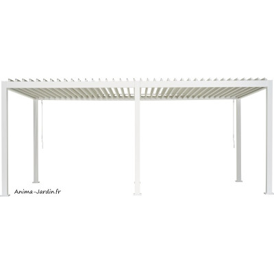 Pergola Bioclimatique, Ombréa, 3,00 x 6,00 m, aluminium, lames orientables, achat, pas cher