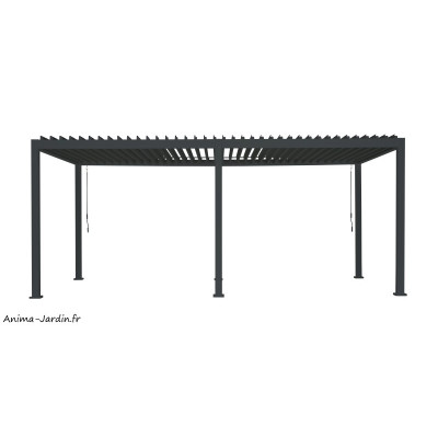 Pergola Bioclimatique, Ombréa, 3,00 x 6,00 m, aluminium, lames orientables, achat, pas cher