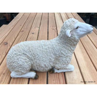 Agneau, 43 cm, animal en polyrésine, décoration du jardin, achat, vente, pas cher