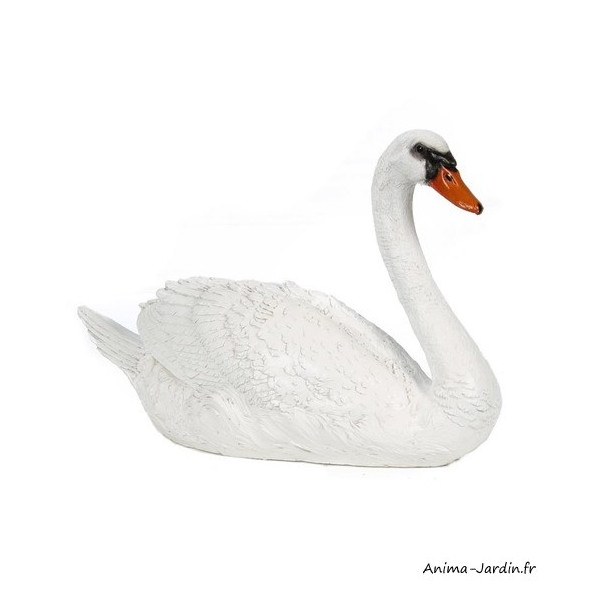 Oie, H.38,5 cm, oiseau, animal en polyrésine, décoration du jardin, achat, pas cher