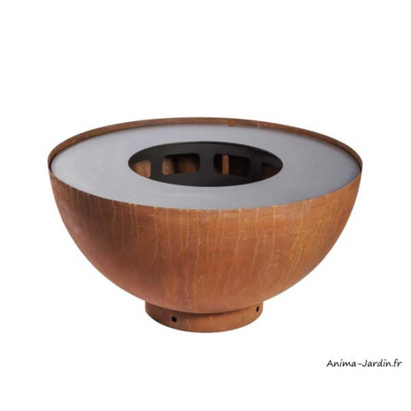 Braséro, Boule Oxy, ø 100 cm, inox, barbecue, plancha, braséro 3 en 1, BGS, achat, pas cher